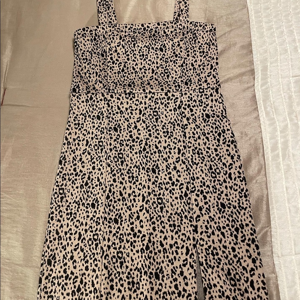 Forever 21 cheetah print mini dress, size: small